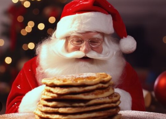 Santa And Pancakes