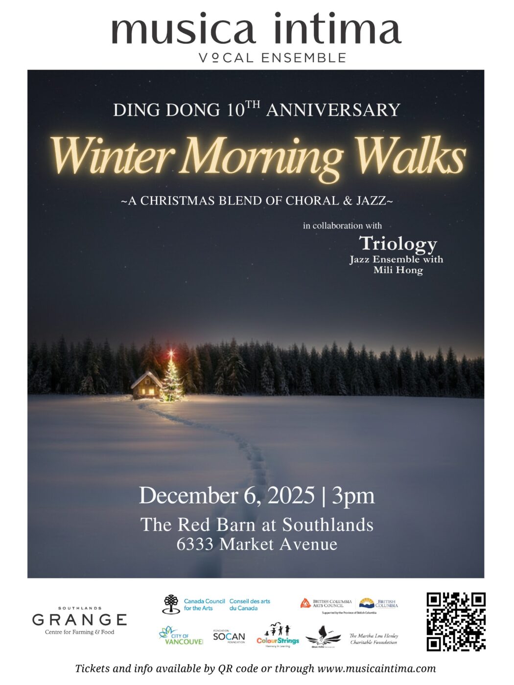 Red Barn Winter Morning Walks